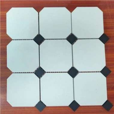 Backsplash Ubin Mosaik Octagon