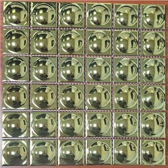 Backsplash Ubin Mosaik Stainless Steel